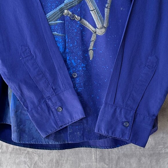 Disney Store The Nightmare Before Christmas Jack Skellington Button Down Sz XL - Picture 6 of 11